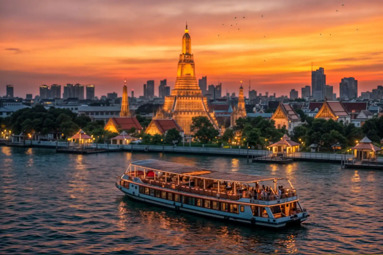 الرحلات النهرية أثناء السياحة في تايلاند