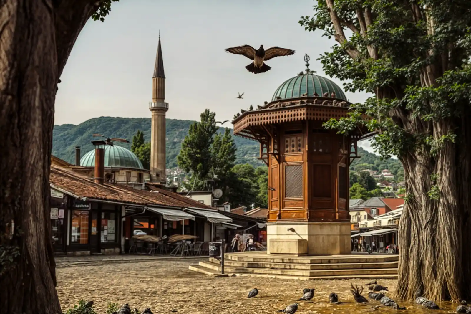 ساحة باسكارسييا - من أجمل المناطق السياحية في البوسنة