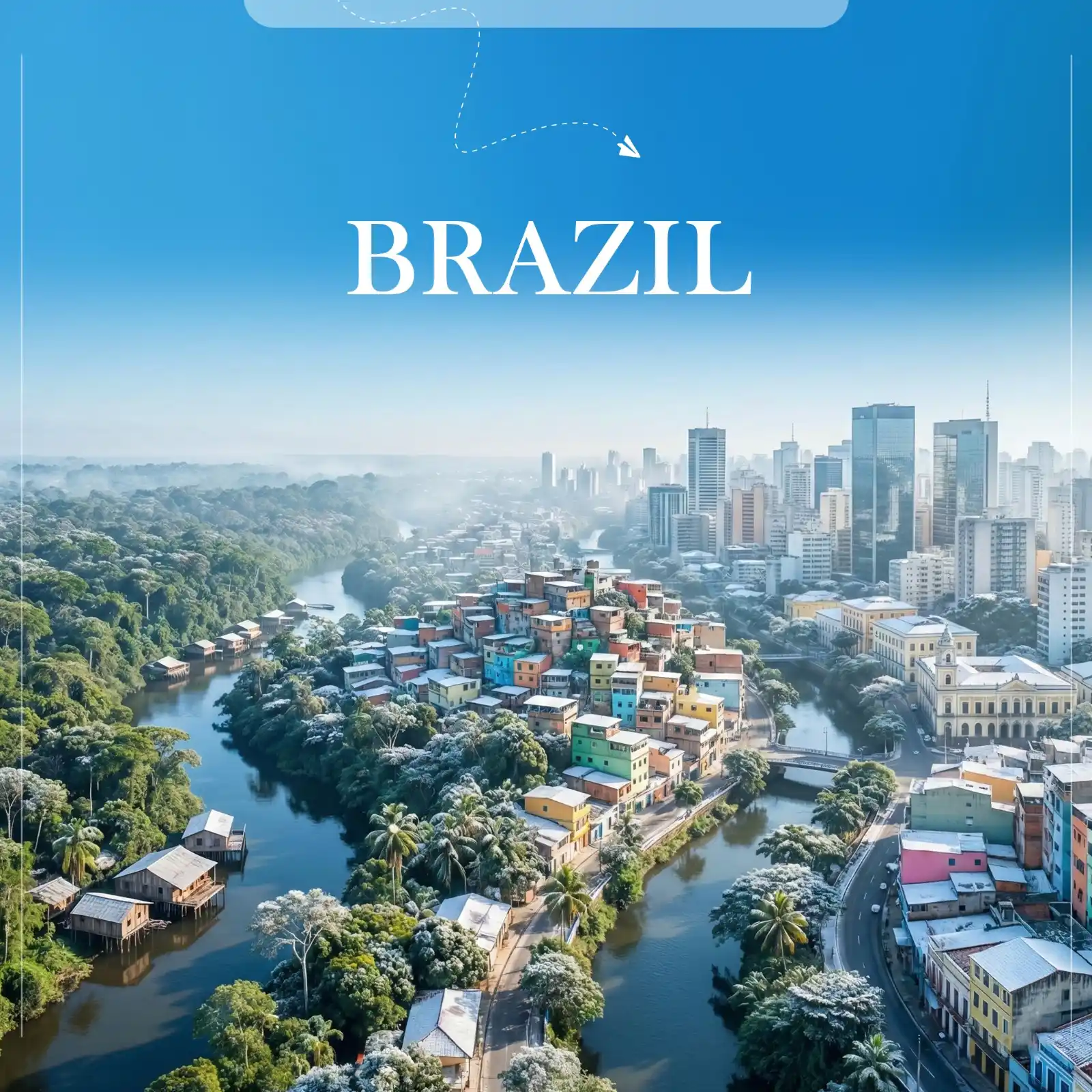 Discover colorful Brazil