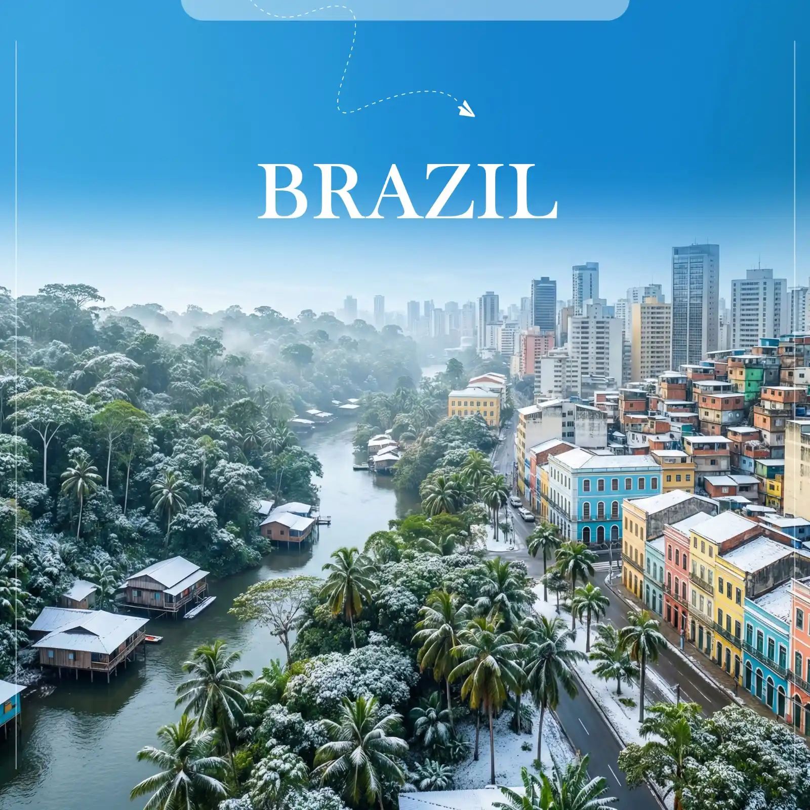 Discover colorful Brazil