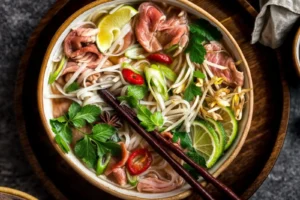 أسرار السياحة في فيتنام: المعالم السياحية والأنشطة الممتعة 16 الفو - أشهر أكلات فيتنام التقليدية