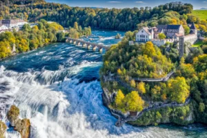 شلال الراين - سويسرا سياحة المتعة والمغامرة 