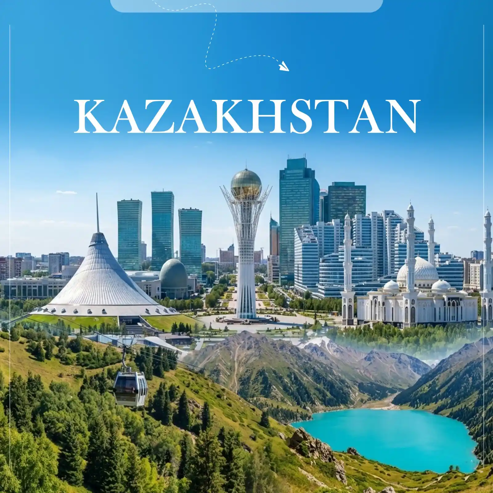 Kazakhstan: mountains & lakes