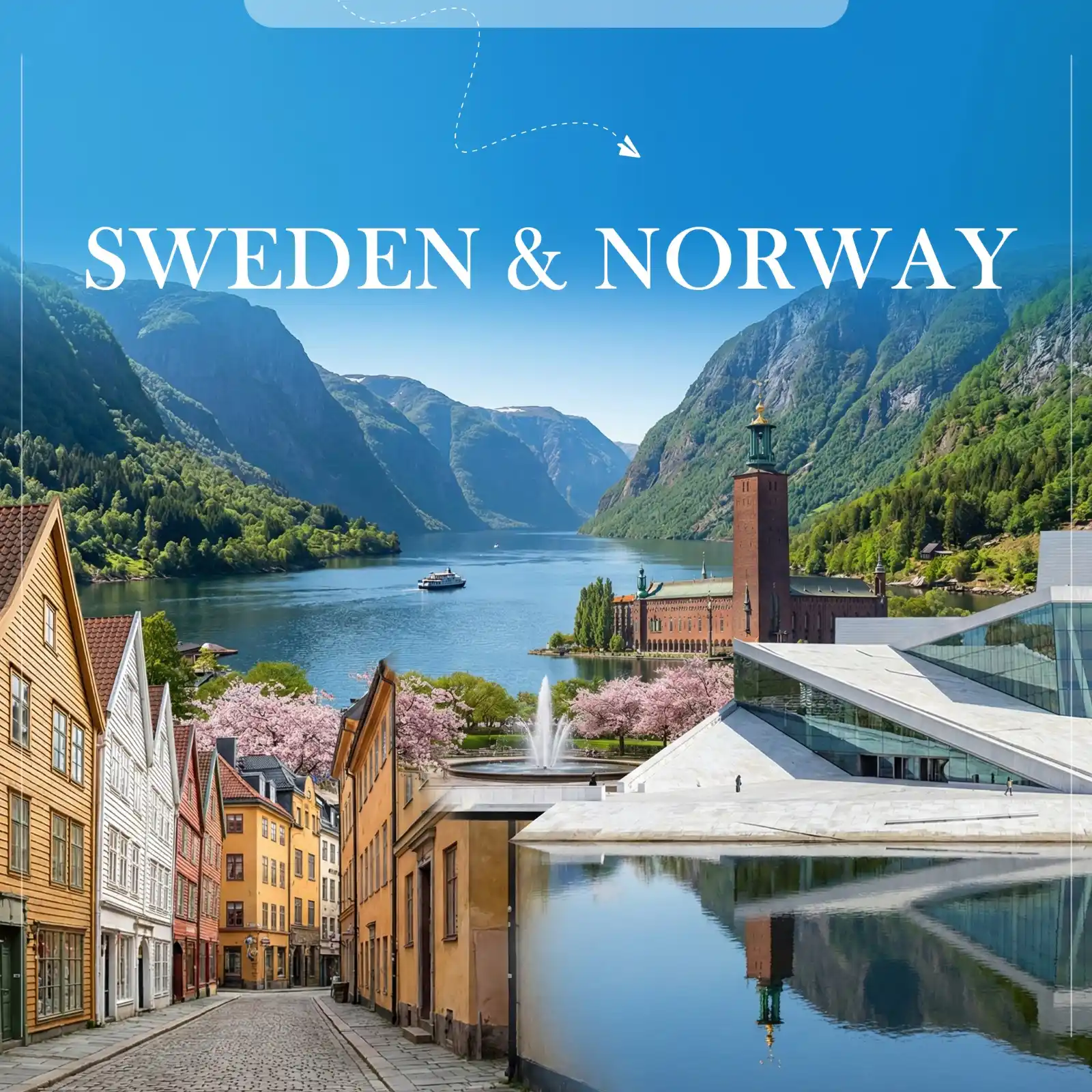 Two-country Scandinavian escape