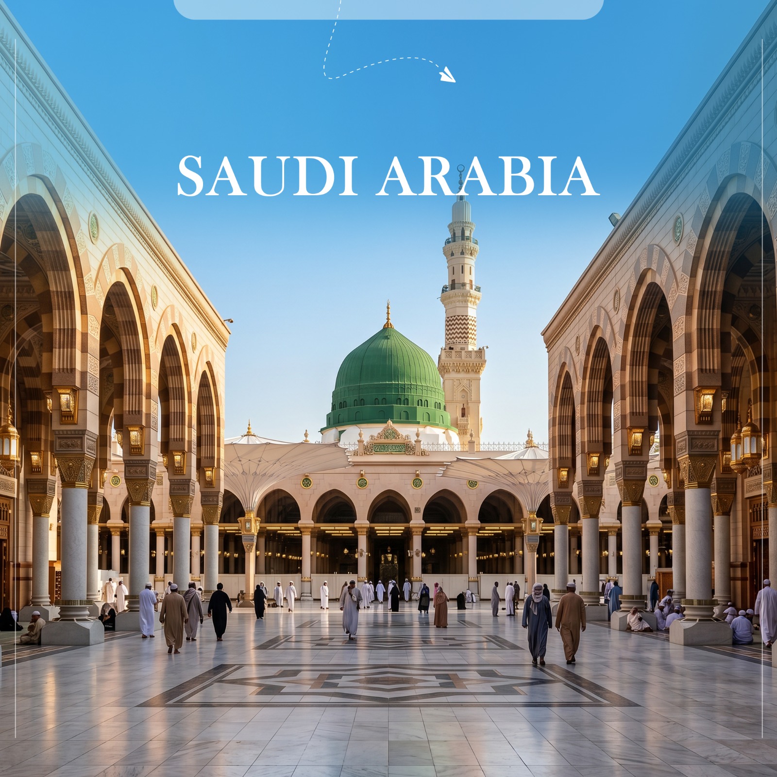 Explore Jeddah, Madinah, AlUla, Tabuk & Riyadh in 9 days—Red Sea coast, heritage sites, deserts, and vibrant Saudi city life