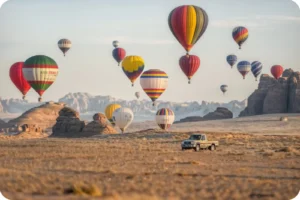 Explore AlUla with Hegra, Elephant Rock, Maraya, and breathtaking desert scenery.