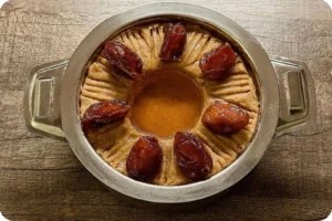 Areeka traditional food served in Abha and the Aseer region