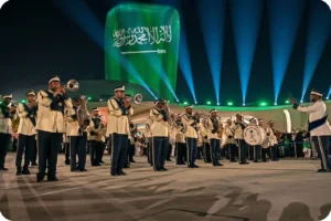 Saudi Ardah performance during Saudi National Day 2026 celebrations