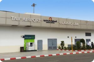 Exterior of Taif International Airport’s terminal building