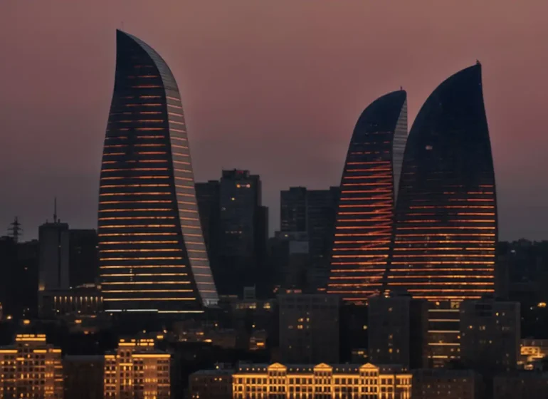 أبراج اللهب - أبرز معالم أذربيجان