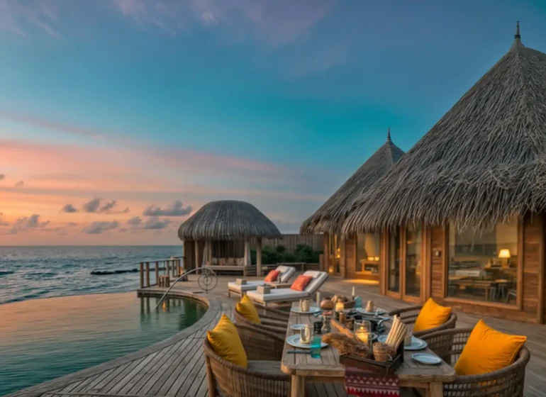 الاسترخاء في أجمل أماكن سياحية في جزر المالديف